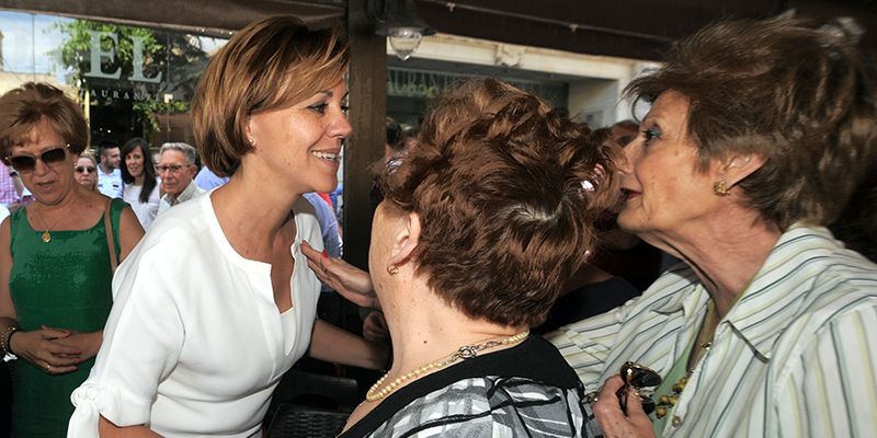 Cospedal destaca la necesidad de que gobierne el PP para que nuestros pensionistas no les congele nadie las pensiones