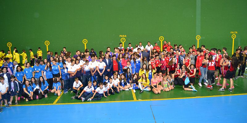 El Polideportivo San José de la Diputación acoge la entrega de premios del Campeonato de Deporte en Edad Escolar