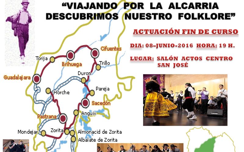 Actuación de fin de curso de los alumnos de Música y Baile de la Escuela de Folklore