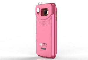 el movil ya hace casi de todo una carcasa incorpora una pistola electrica de autodefensa