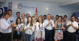 El PP de Guadalajara celebra el triunfo en las elecciones de ayer domingo