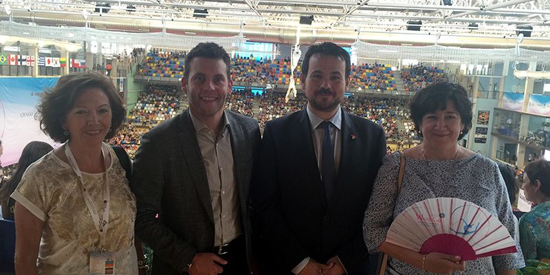 El Gobierno regional resalta la importancia de la ‘Copa del Mundo de Gimnasia Rítmica Guadalajara 2016’ como evento deportivo de élite internacional