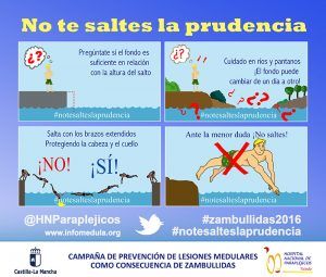 FOTONOTASANIDAD. Campaña zambullidas Parapléjicos