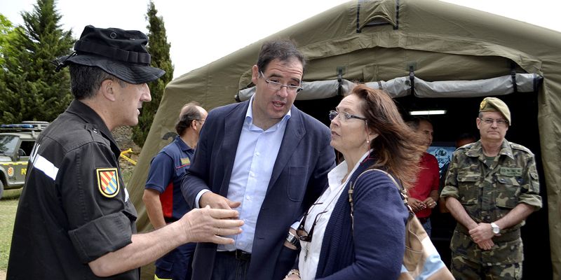 Benjamín Prieto conoce de primera mano el trabajo de la UME en la lucha contra incendios forestales