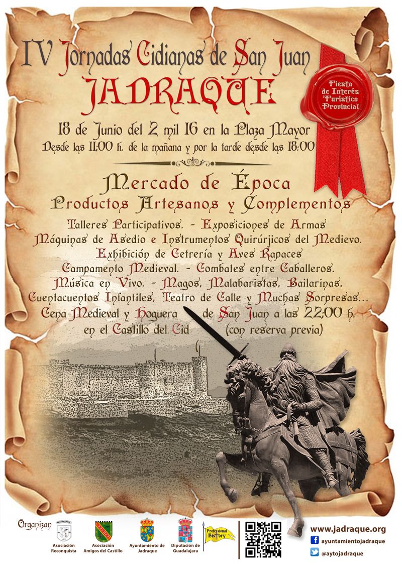 Este sábado, jornada Cidiana en Jadraque y concierto en Sigüenza