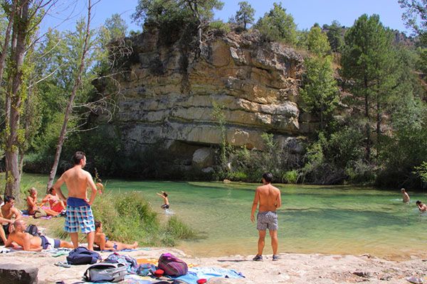 La provincia de Guadalajara cuenta este verano con ocho zonas de baño naturales controladas 1 poza en el puente de san pedro alto tajo guadalajara miguel cuesta