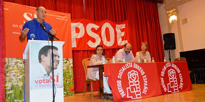 El PSOE afirma en Huete que «hay que penalizar a este Gobierno del PP que ha trasvasado como nunca el agua que necesitamos»
