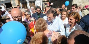 Cospedal: “Nos merecemos un Gobierno del que nos podamos fiar y que trabaje por el interés de los españoles” 2 Rajoy y Cospedal La Puebla de Montalbán (TO)- 210616 (3)