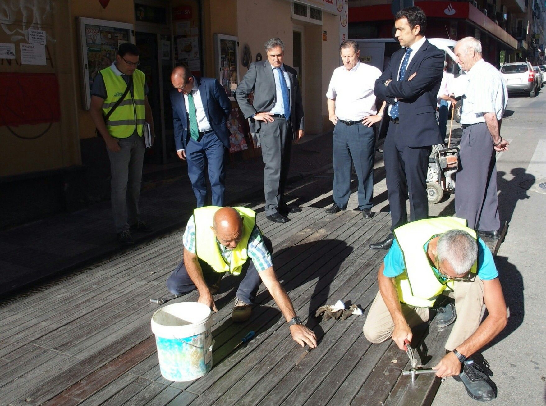 Comienza la retirada definitiva de las tablas de Carretería