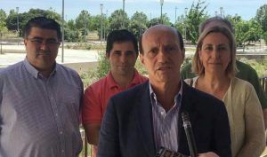 Sánchez Seco en Yebes junto a la candidatura del PP