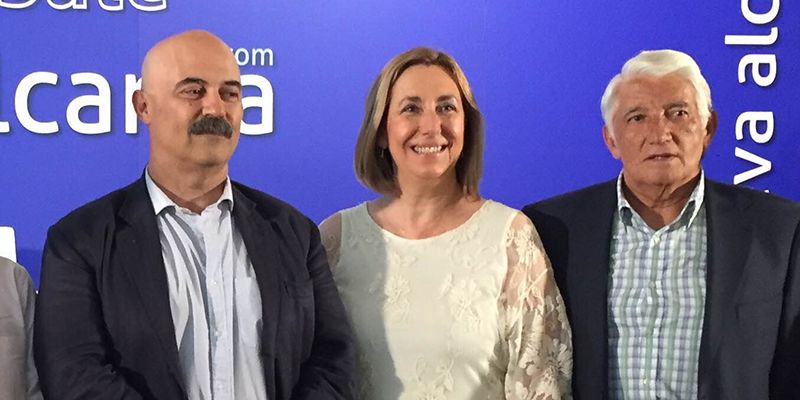 Silvia Valmaña: “El gran objetivo del PP es el empleo porque creemos que es la mejor política social que existe” 1 silvia valmana junto a miguel bernal y pedro villaverde miembros de la direccion de nueva alcarria