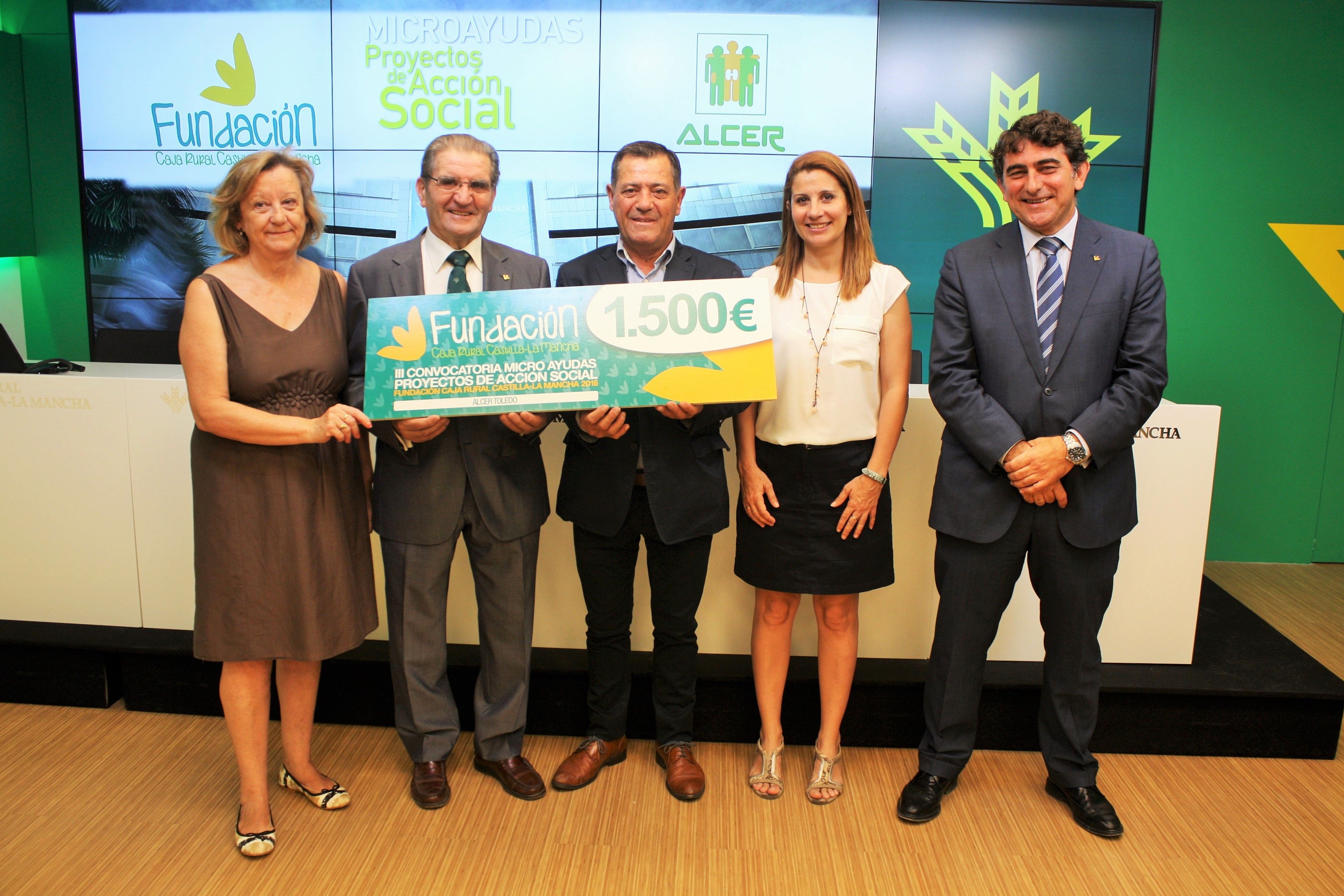 La Fundación Caja Rural Castilla-La Mancha premia al Proyecto de Atención Integral de Alcer Toledo