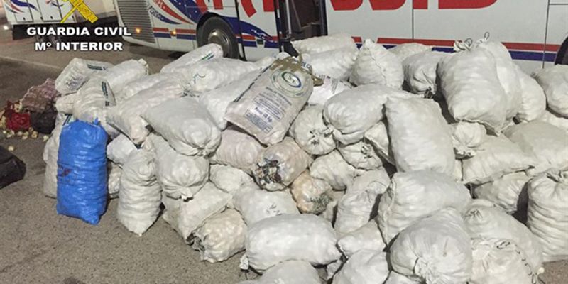 Detenido en Cuenca por robar 6.000 kilos de ajo de una nave