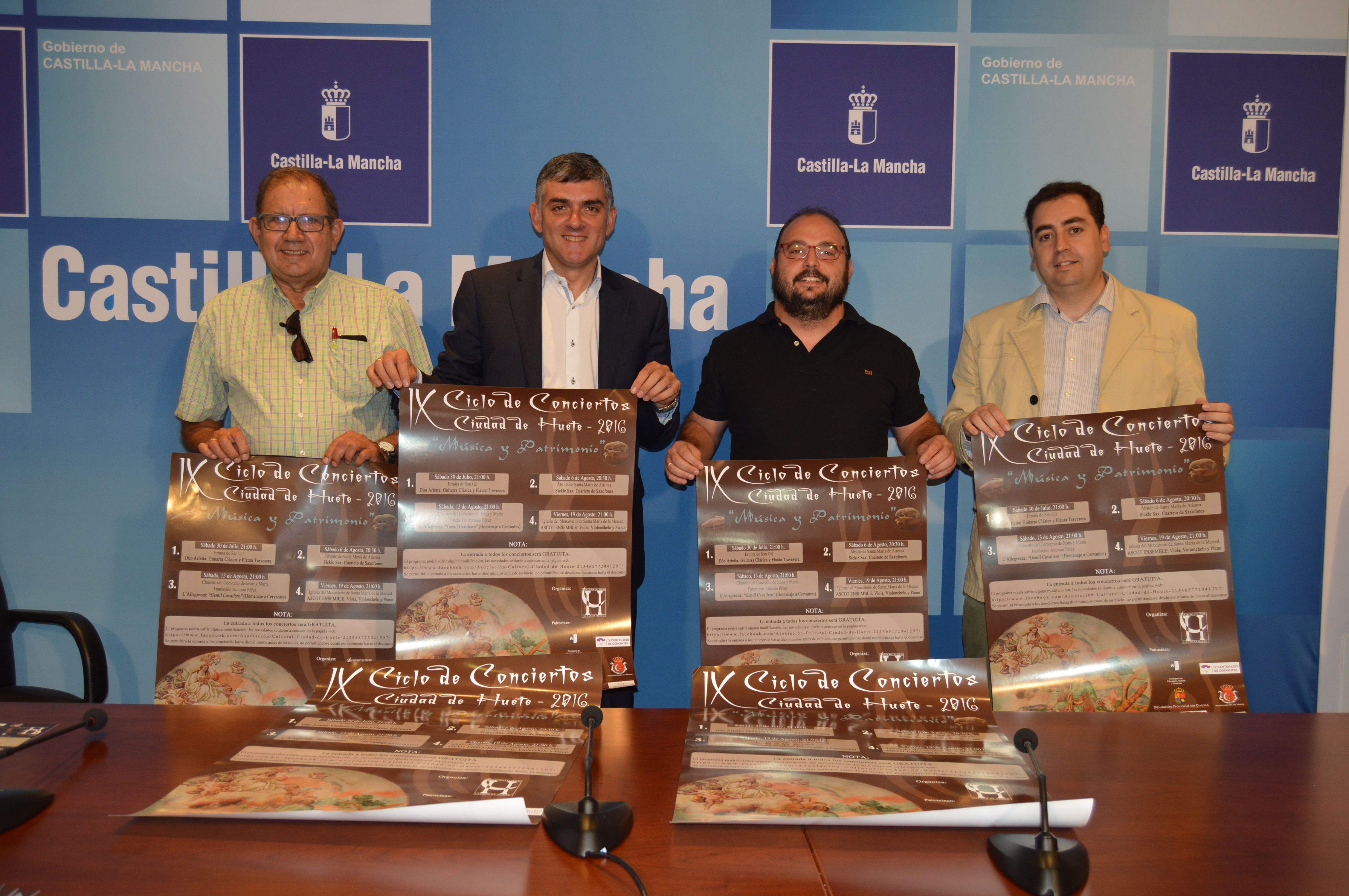 La Junta respalda el IX Ciclo de Conciertos “Ciudad de Huete” que arranca el 30 de julio 3 La Junta respalda el IX Ciclo de Conciertos “Ciudad de Huete” que arranca el 30 de julio