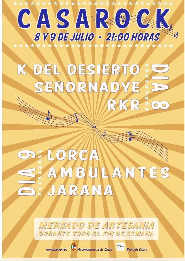 El rock llega este fin de semana a El Casar con un festival protagonizado por grupos locales