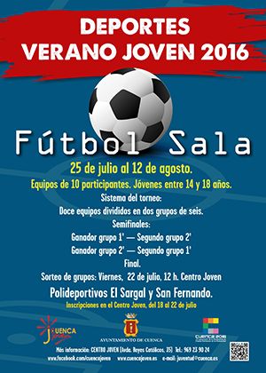 Fútbol y voley playa, Parque Warner.... Llega a Cuenca el "Verano Joven 2016" 3 Fútbol y voley playa, Parque Warner…. Llega a Cuenca el «Verano Joven 2016»