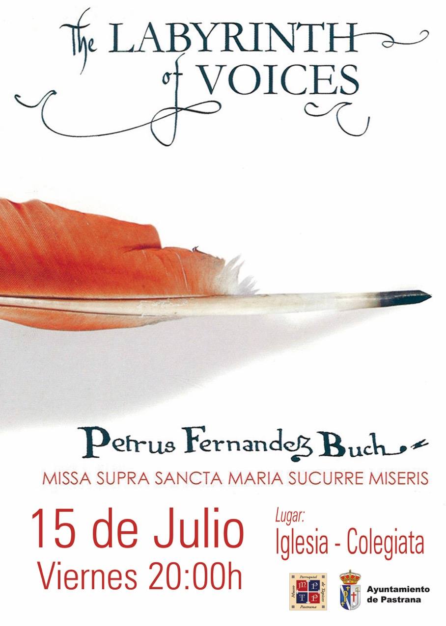 Esta tarde, concierto de The Labyrinth of Voices en la Colegiata de Pastrana