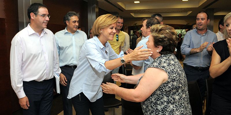 Cospedal indica que los ciudadanos han recompensado la seriedad, la responsabilidad y el trabajo bien hecho en beneficio de España