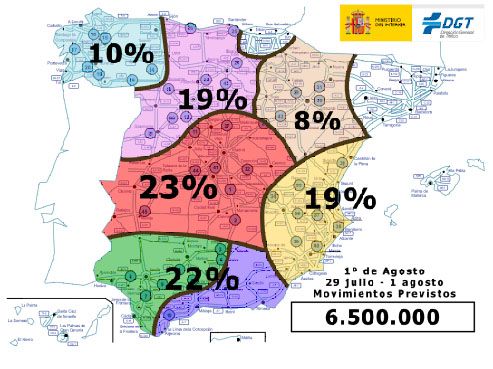 Las carreteras de Cuenca y Guadalajara soportarán casi 400.000 desplazamientos en la operación salida de agosto