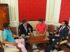 Mariscal y el nuevo presidente del Conquense