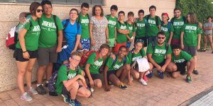 En el campamento han participado jóvenes de entre 12 y 15 años.