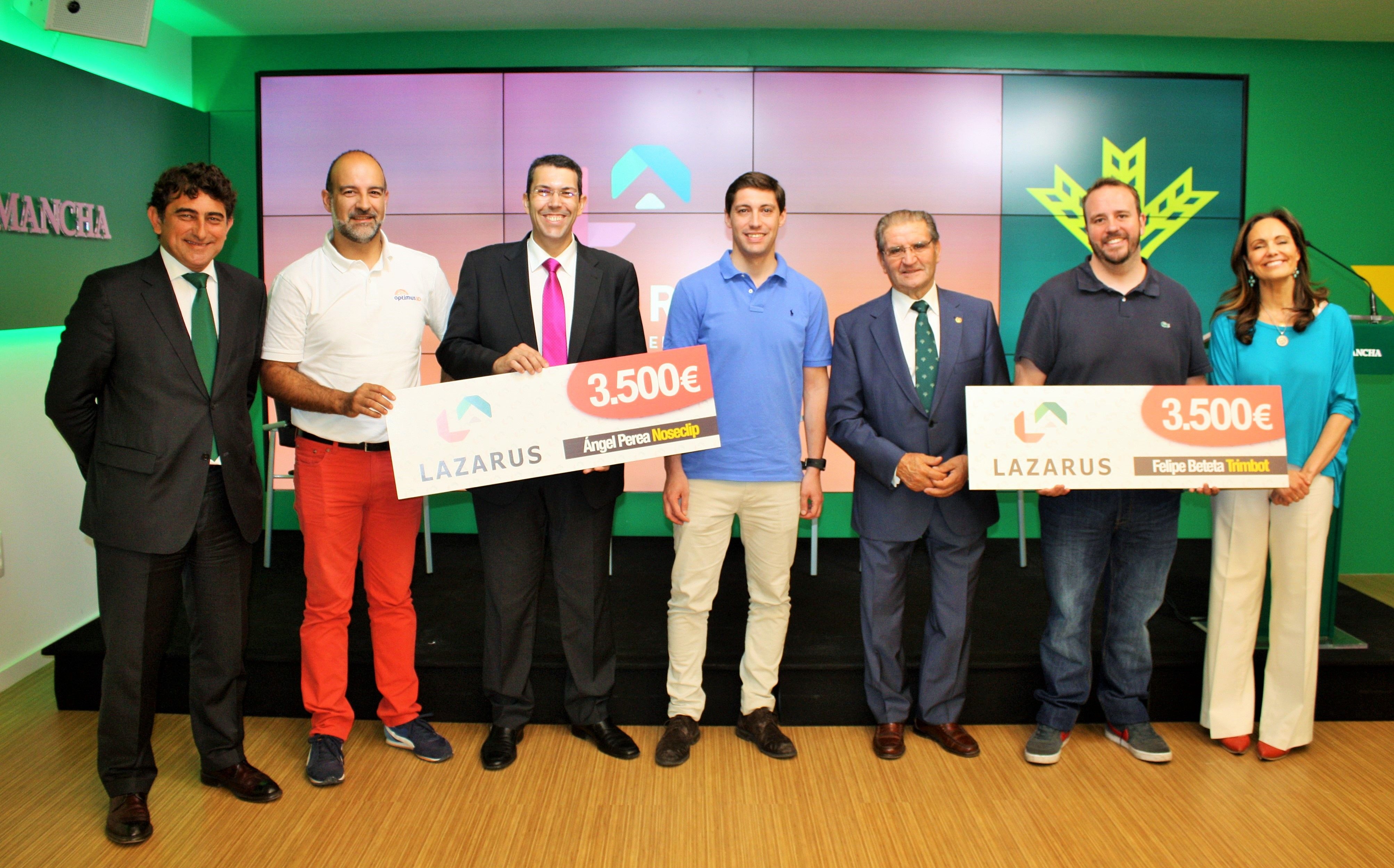 La Fundación Caja Rural Castilla-La Mancha entrega el premio al proyecto más innovador de Lazarus 2