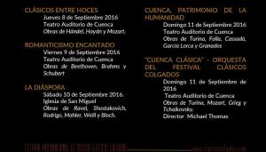 Cuenca estrena en septiembre un nuevo festival internacional de música clásica 4 programa clásicos colgados