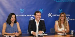 Velázquez, Agudo y Alonso en rueda de prensa, 050716