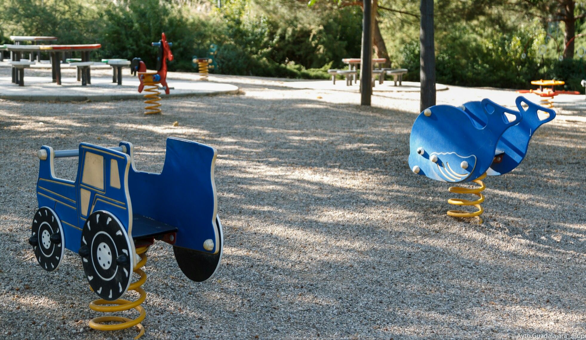 Concluyen las actuaciones llevadas a cabo en los juegos infantiles de parques y zonas verdes de Guadalajara