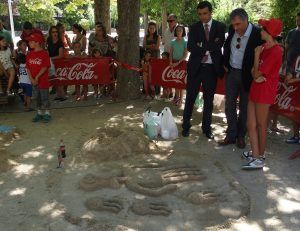 Escultura de arena Cuenca. 