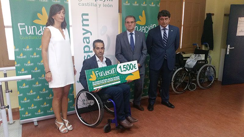 La Fundación Caja Rural Castilla-La Mancha reconoce la “magnífica labor” de Aspaym Castilla y León