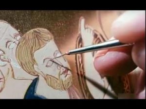 Anastasio Martínez Sáez acerca a los conquenses el arte del icono en el seno de la 30ª Feria de Artesanía de Cuenca 3 Anastasio