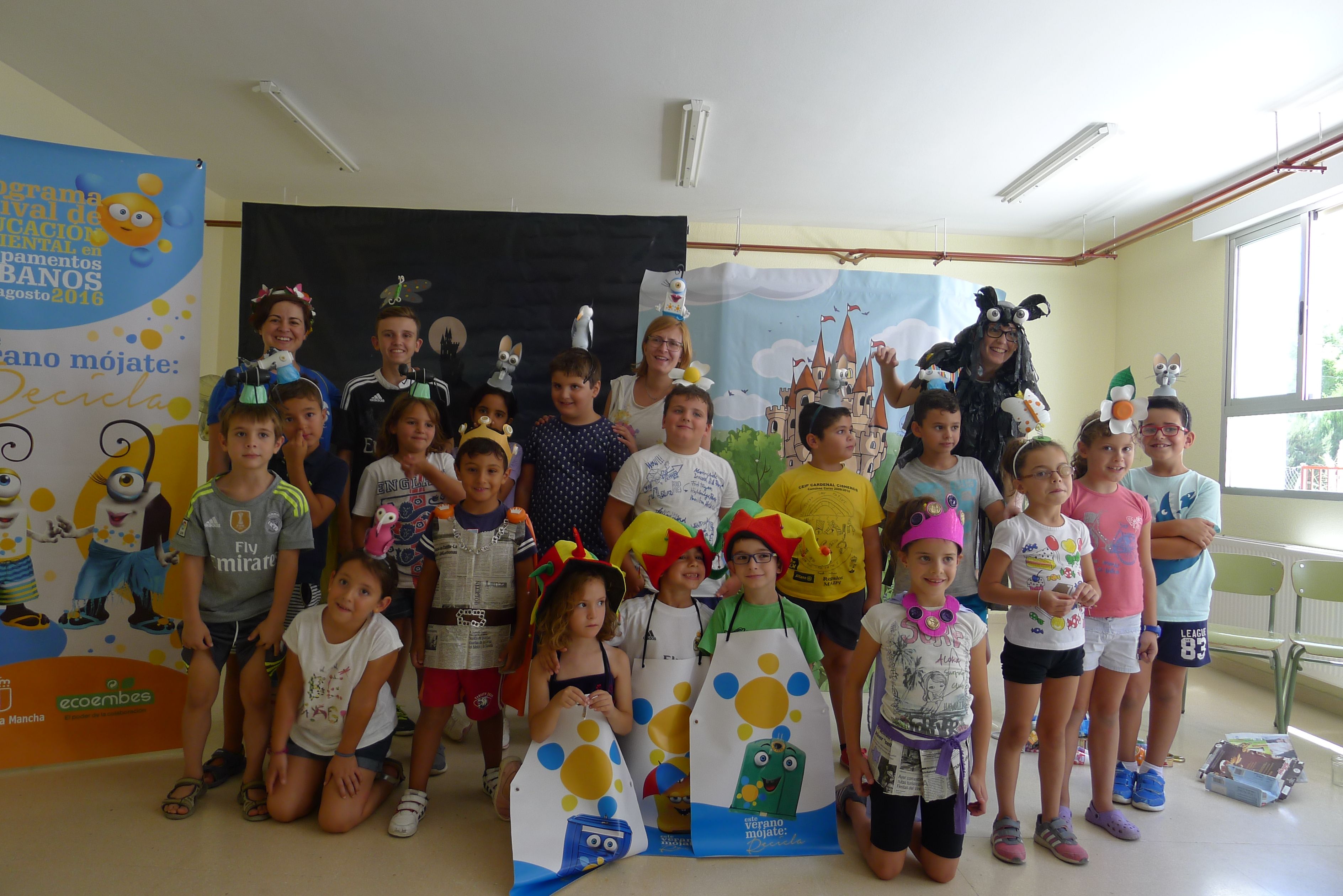 5.500 niños aprenden la importancia del reciclado de residuos en los campamentos y escuelas de verano de Castilla-La Mancha