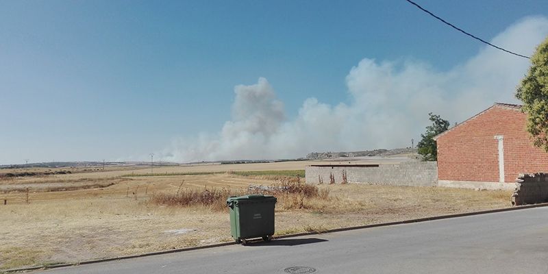 Extinguido el incendio de Villar de la Encina