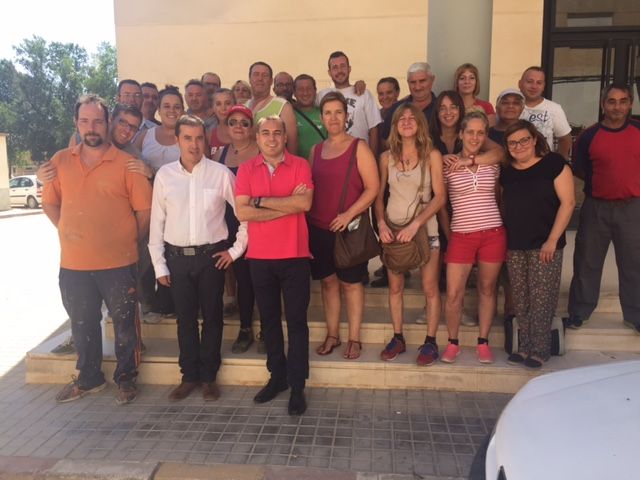 Iniesta pone en marcha diez proyectos y contrata de 26 trabajadores a través del Plan Extraordinario de Empleo