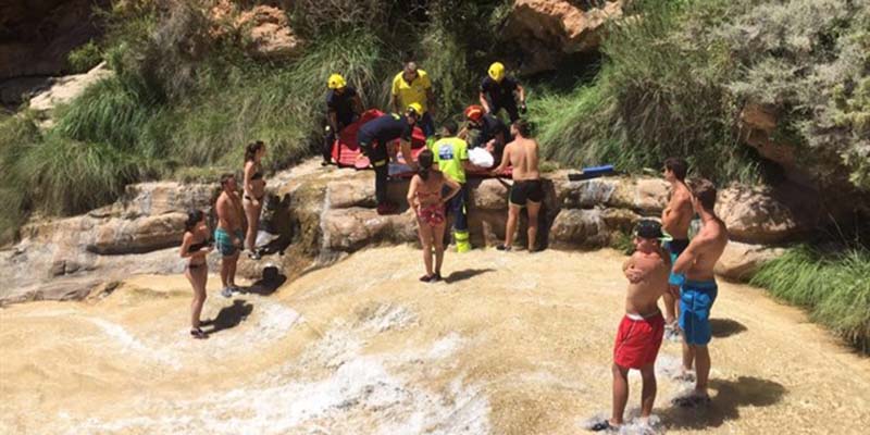 Rescatan a un hombre en las Chorreras que se había fracturado una pierna