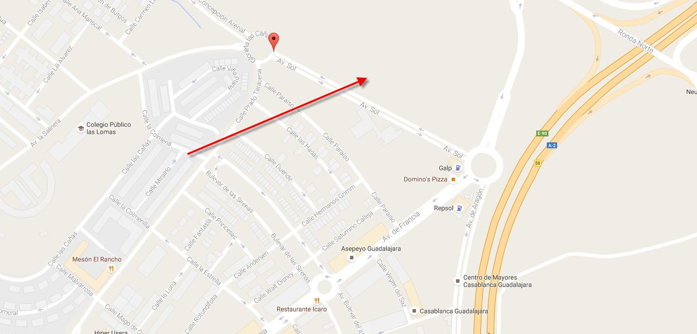 Detenido el presunto autor de unos incendios  producidos el viernes en la zona de la avenida del Sol en Guadalajara