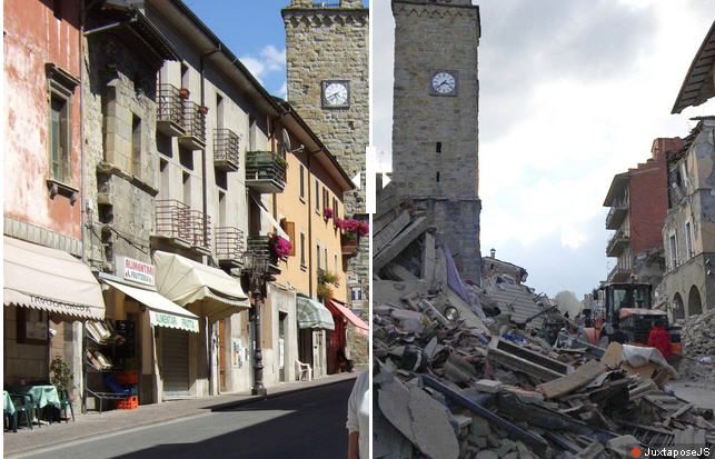 Minuto de silencio por el terremoto de Italia