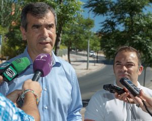 Visita actuaciones, obras, contrata de jardines en zona Aguas Vivas