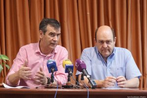 Firma del convenio con Cáritas Diocesana para ayudas a comedores sociales, Braulio Carlés