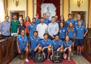 Recepción al Club de Salvamento y Socorrismo