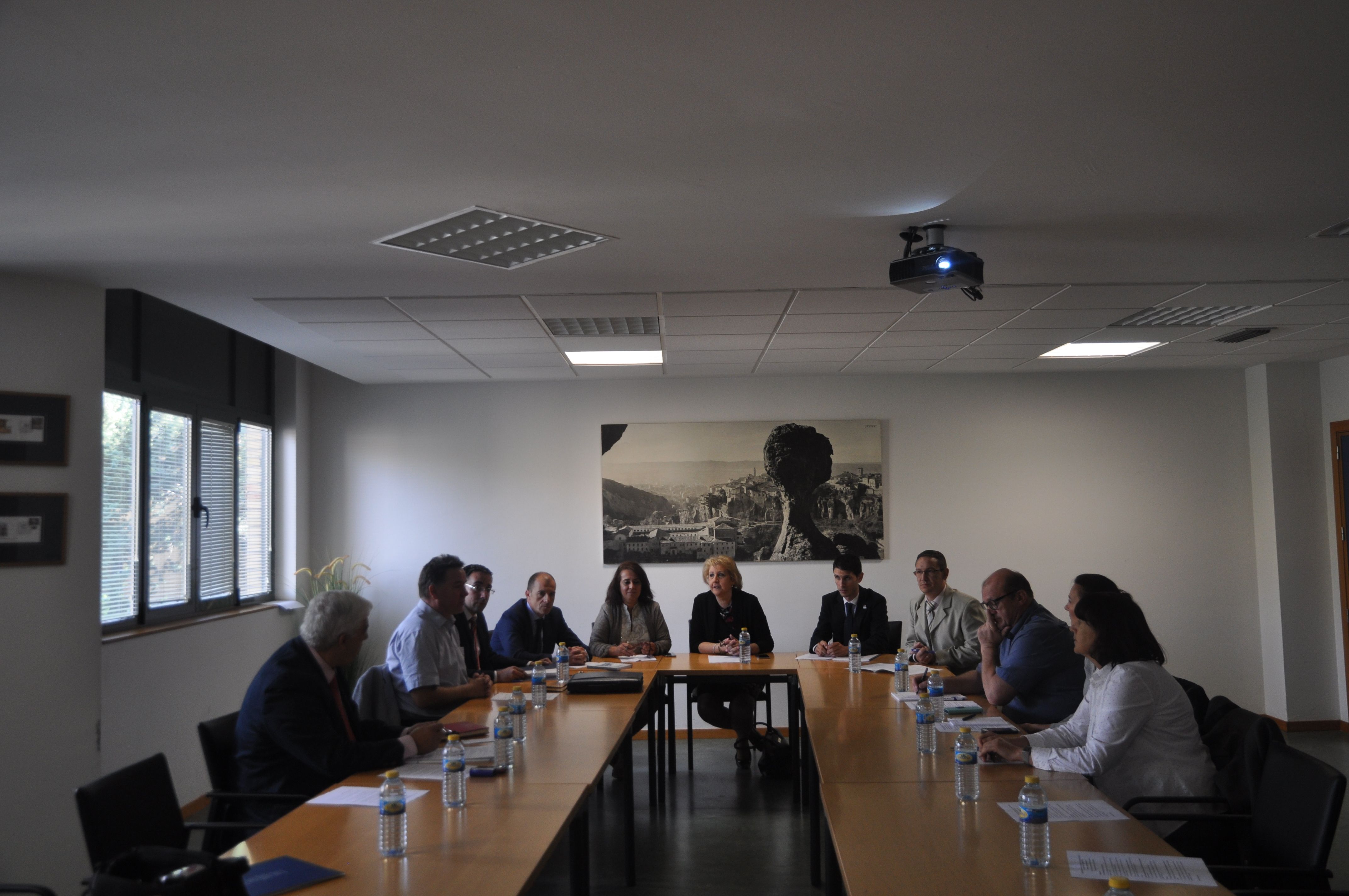 AJE participa en un encuentro con la UCLM, Diputación y representantes de Polonia sobre economía social