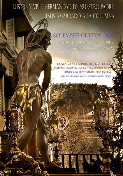 La V. H. del Amarrado a la Columna celebra este fin de semana sus Solemnes Cultos