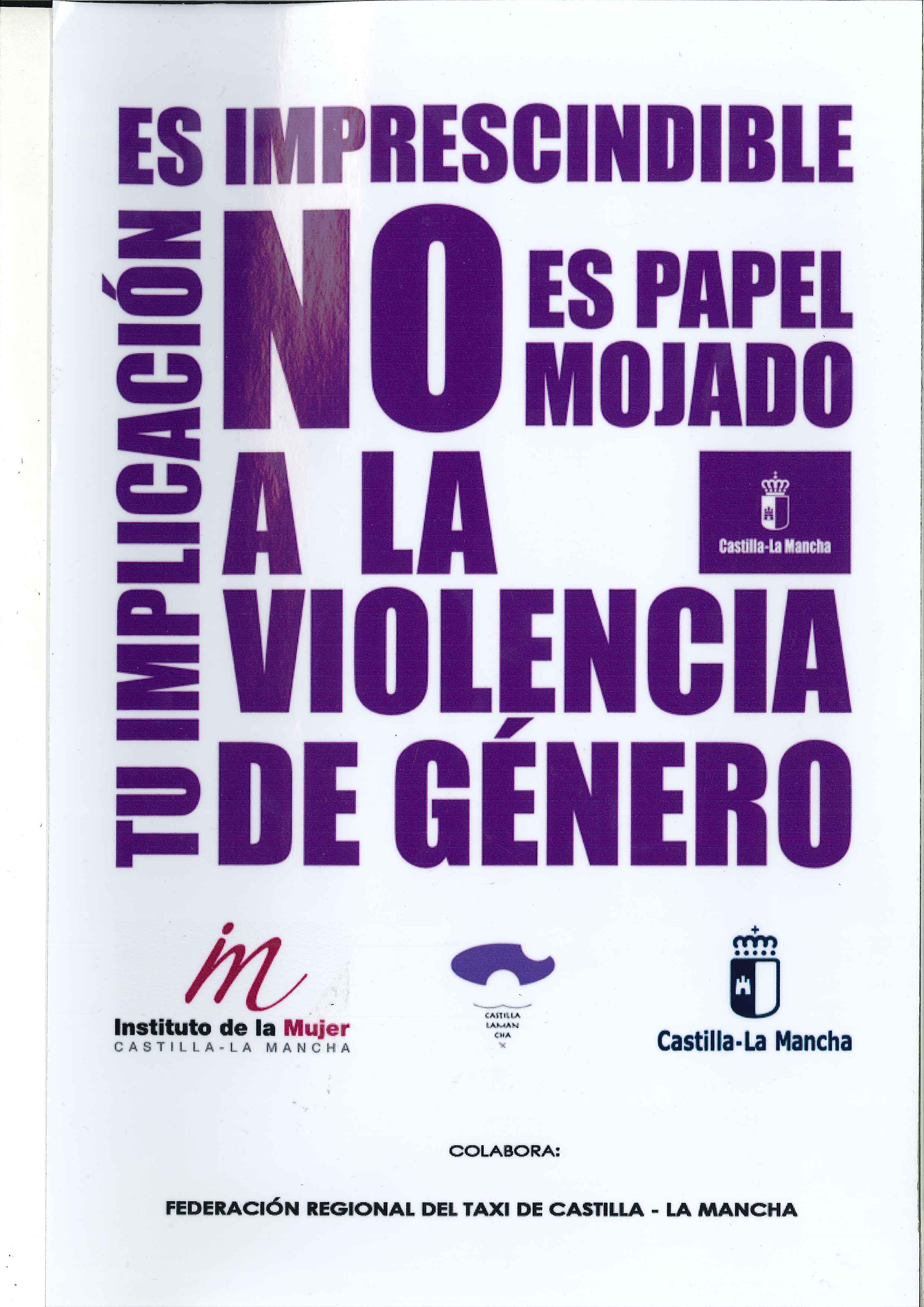 La Asociación de Taxistas de Cuenca se suma a la campaña de sensibilización contra la violencia de género 3 La Asociación de Taxistas de Cuenca se suma a la campaña de sensibilización contra la violencia de género