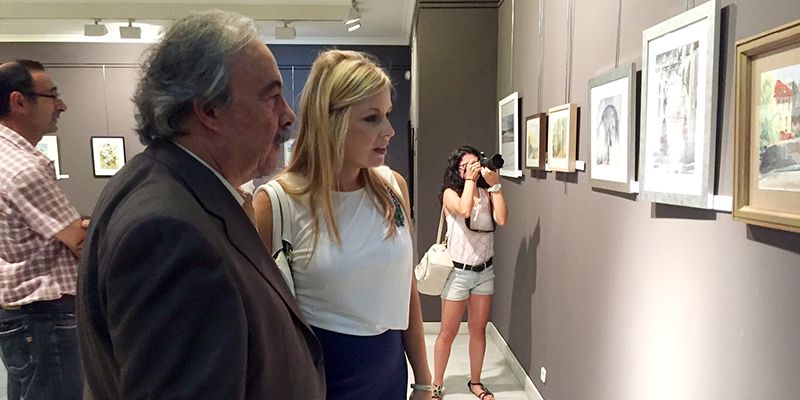 De la Cruz asiste a la inauguración de las exposiciones de Ferias de Guadalajara