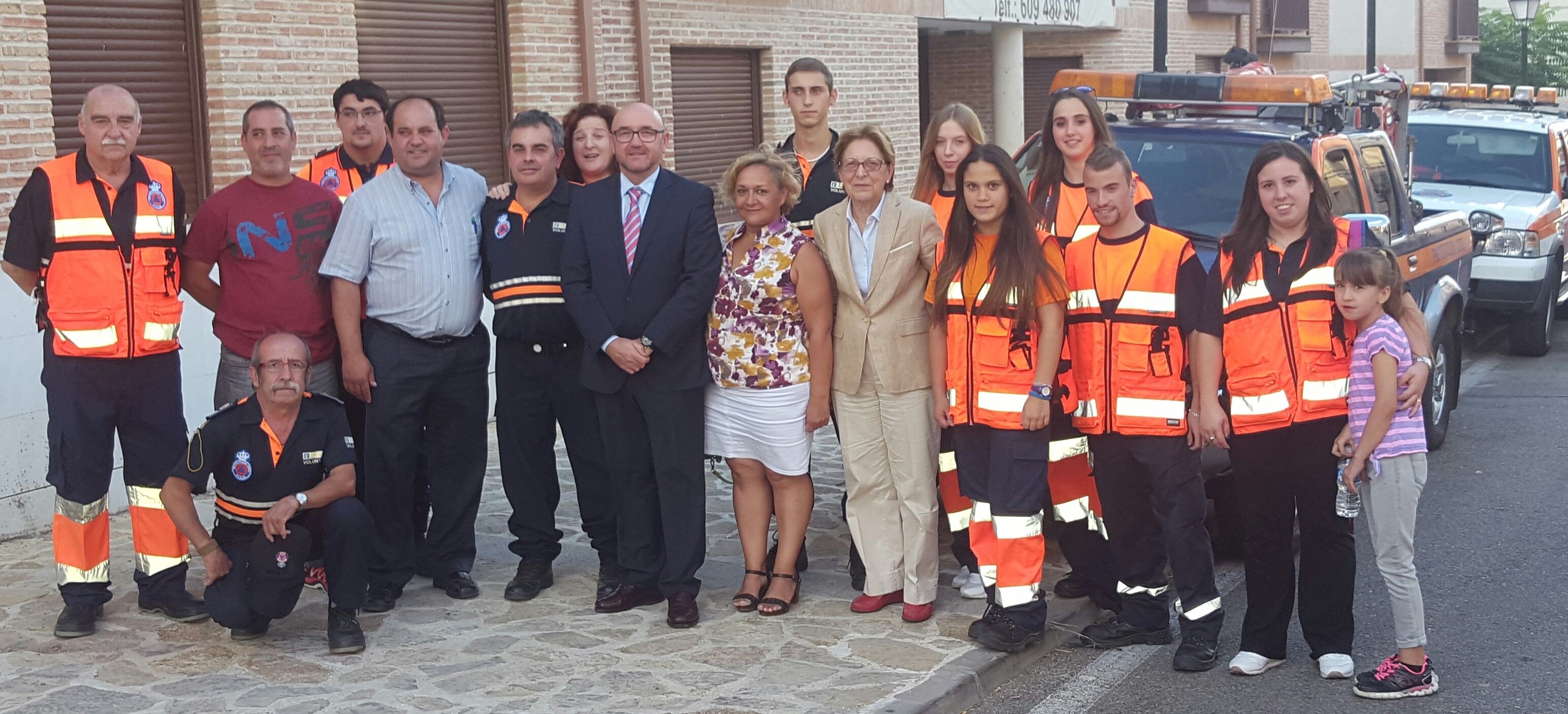 El director general de Protección Ciudadana agradece a los voluntarios de la Agrupación de Protección Civil de Uceda su “labor impagable”