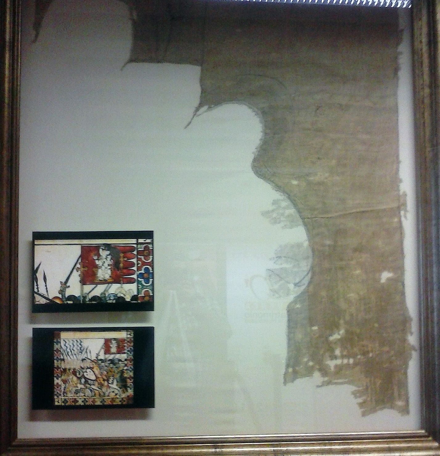 El Ayuntamiento de Cuenca expone al público el Pendón original y restaurado con el que Alfonso VIII conquistó la ciudad en 1177