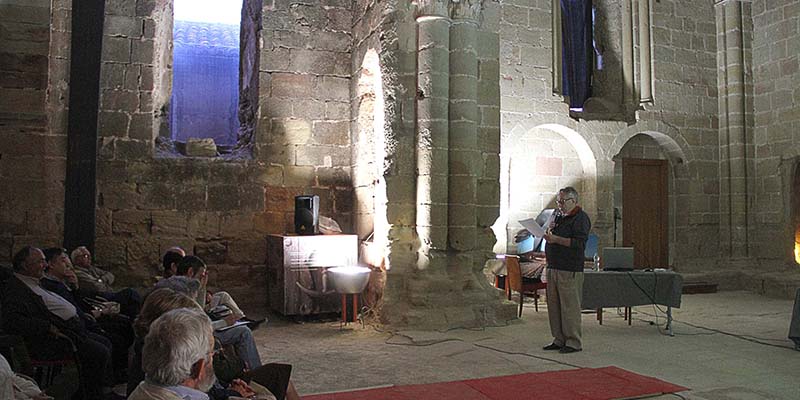 Pedro Olea recuerda la figura del obispo Don Rodrigo (¿-1221) en la Iglesia de Santiago 1 PedroOlea2