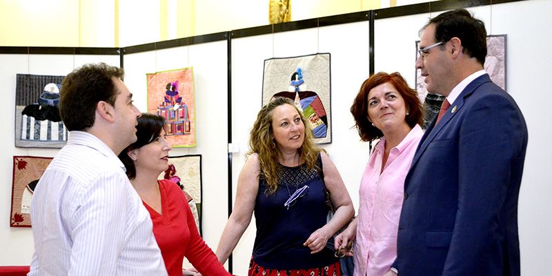 El arte textil y el patchwork, protagonistas por unos días en la Diputación de Cuenca