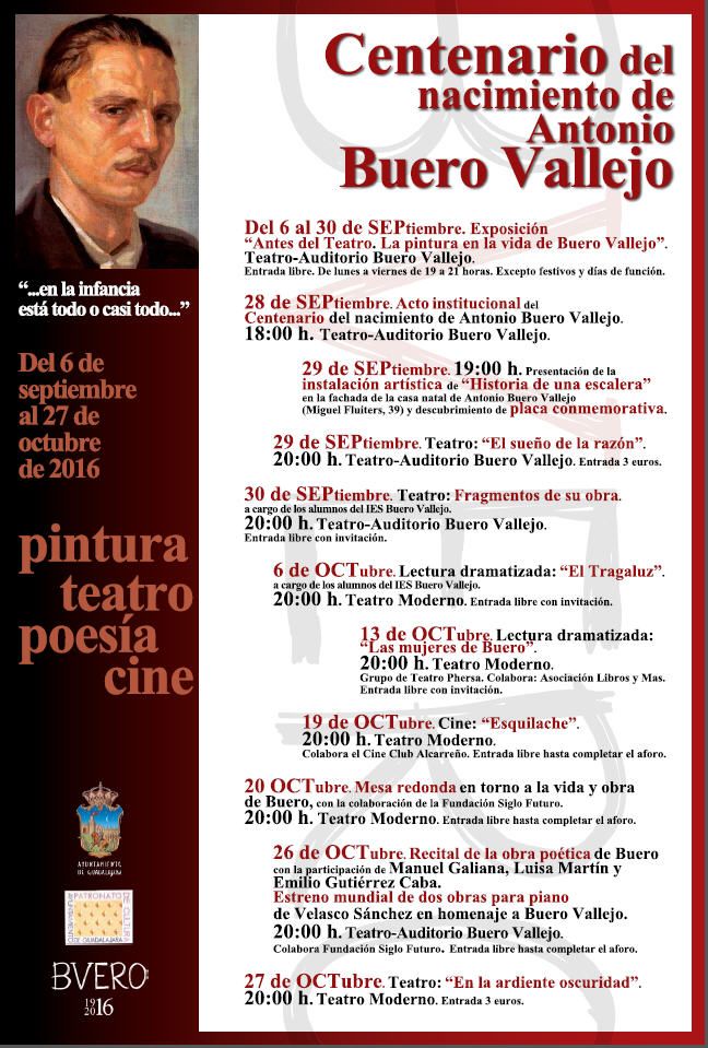 Cuenta atrás para que Guadalajara conmemore el centenario del nacimiento de Buero Vallejo